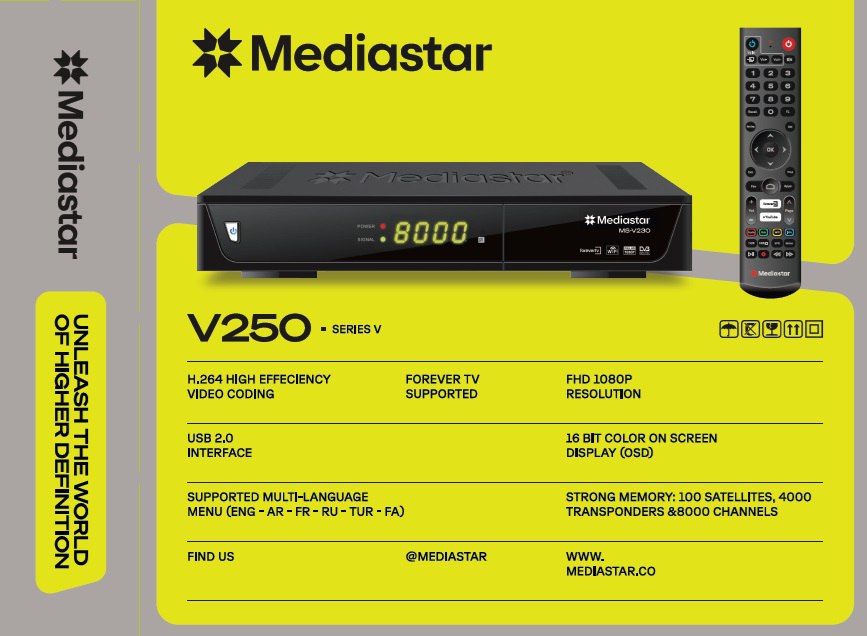 رسیور مدیا استار مدل MS-V250